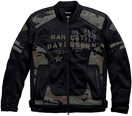 Harley-Davidson Men's Midville Functional Mesh Riding Jacket 97140-17VM (2XLT)