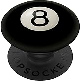 Classic 8 Ball Billiards Players PopSockets Adhesive PopGrip