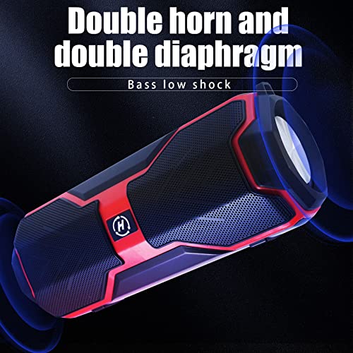 RUWQ Indoor and Outdoor Portable Bluetooth Speakers, Wireless Bluetooth Speakers, subwoofers, Fashionable and Cool Music Players