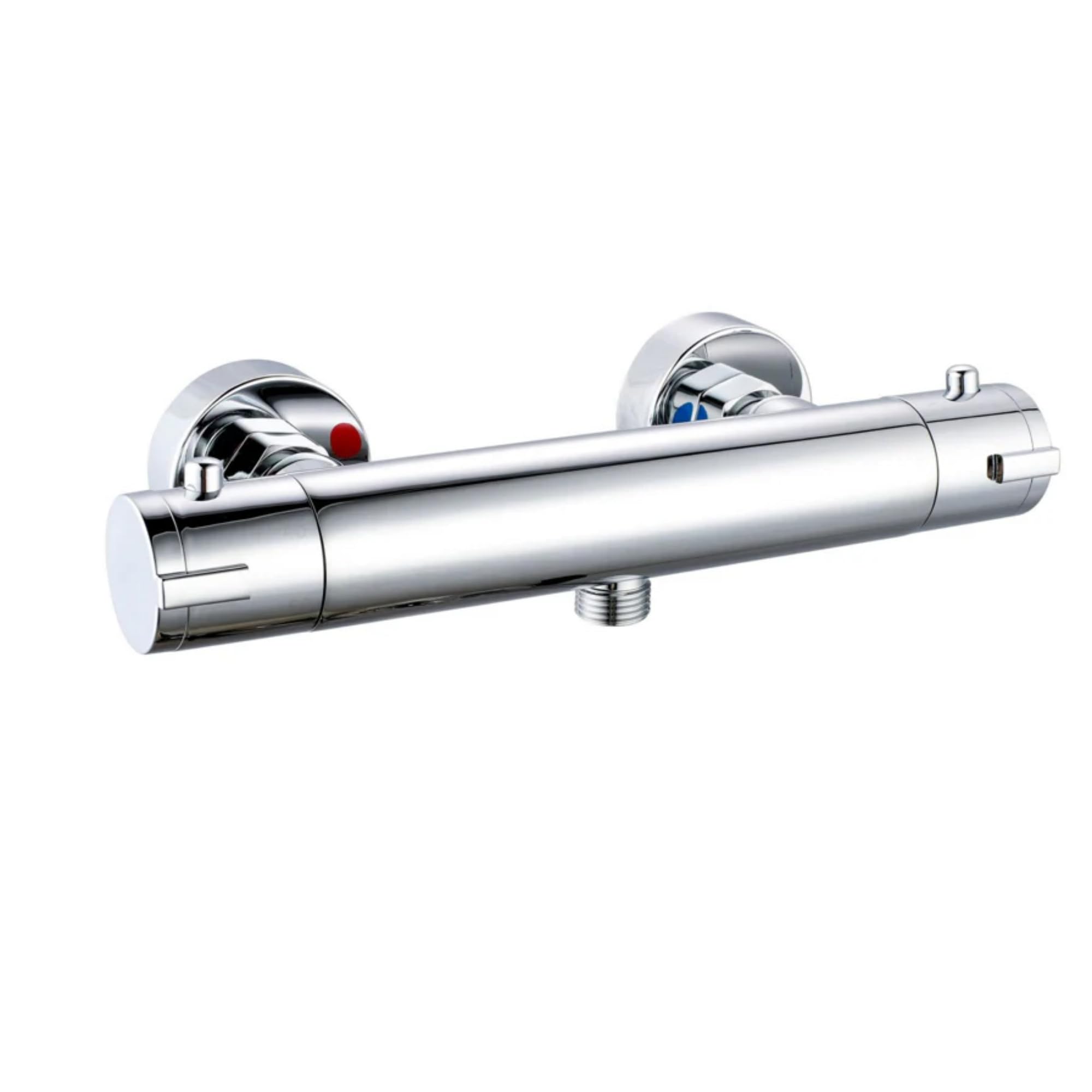 ENKI, Dune, T23, Chrome, Thermostatic Shower Mixer Valve, Solid Brass, Anti-Scald Device, Constant Temperature Control, Contemporary Design, Easy to Install, 1-Year Guarantee — image 1