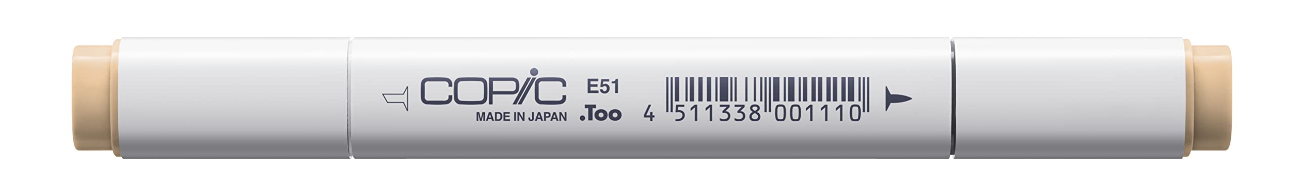 Copic Classic Coloured Marker Pen - (E-51) Milky White, For Art & Crafts, Colouring, Graphics, Highlighter, Design, Anime, Professional & Beginners, Art Supplies & Colouring Books