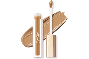 Oulac Full Coverage Concealer | Under Eye Concealer for dark circles | Matte Liquid Concealer Nourishing Skin, Olive concealer Vegan 3.8ml
