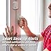 Fox&Summit FS-WDS100 Door and Window Sensor, WiFi Enabled Battery Operated Smart Sensor, Security Door Sensor, No Hub Required (1 PK, Door and Window Sensor)
