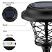 Solpex 6 Pack Solar Pathway Lights - Solar Powered Outdoor Metal & Glass Garden Lights, Waterproof for Patio, Yard, Lawn and Garden (Warm White)