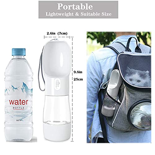 Yiflin Dog Water Bottle Portable Leak-Proof Dispenser for Outdoor Walking Hiking, with Outdoor Water&Food Bowl for Dog… - Image 6