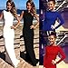 Babyonline Solid Jersey Women Dresses Mermaid Summer Party Gown