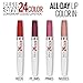 Maybelline Super Stay 24, 2-Step Liquid Lipstick Makeup, Long Lasting Highly Pigmented Color with Moisturizing Balm, Unlimited Raisin, Purple, 1 Count