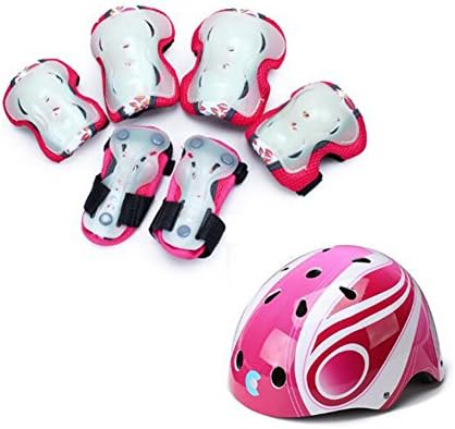 CJC Protect Your Elbow Wrist Roller Skates Knee Pad Child Skate Ride A Bike Skateboard Wheel A Set Of Protection (Color : 1, Size : L)