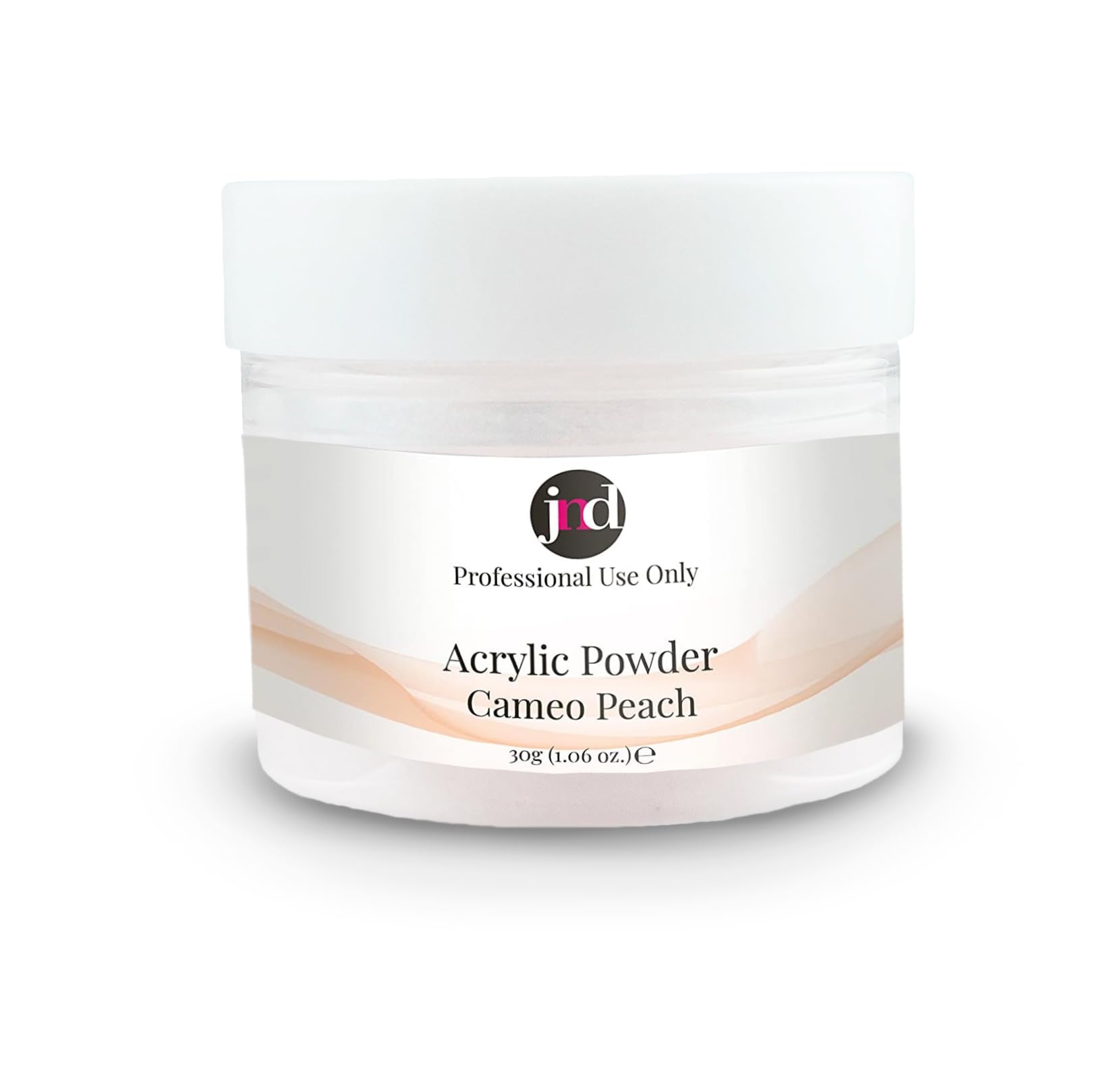 JND Acrylic Powder Professional Salon Quality Acrylic Nails Extension Nail Art (Cameo Peach, 30 g)