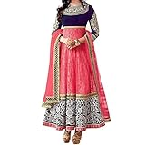 Ustaad Womens Georgette Net Dress Material Bollywood Designer Anarkali Suit