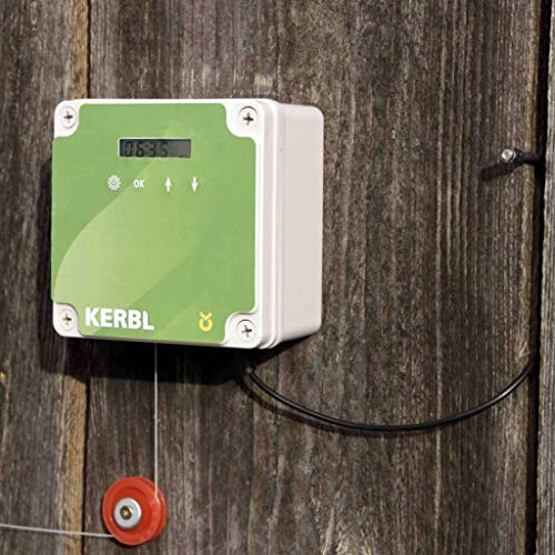 Kerbl 70547 Automatische Hühnertür Set inklusive Schiebetüre, Hühnerklappe Geflügelklappe Geflügelstallklappe Tür 220 x 330mm – Bild 7