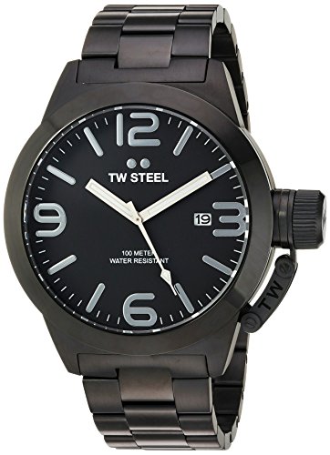 Tw steel men s cb212 analog display quartz black watch