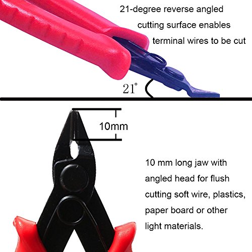 Dykes Flush Cutter for Jewelry Wire Cutting Micro Shear Wire Cutter