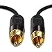 [2Pack] RCA Cable, iXCC 6 Feet Dual Shielded Gold-Plated 3.5mm Male to 2RCA Male Stereo Audio Y Cable
