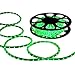 DELight Upgraded 50 FT 2 Wire LED Rope Light Cuttable Strip Lights Green 540pcs Bulbs Home Holiday Party Disco Restaurant Cafe Decor