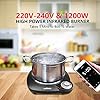 CUSIMAX-Portable-Electric-Hob-1200W-Electric-Infrared-Single-Burner-for-Kitchen-Camping-RV-Office-Ceramic-Glass-Single-Hot-Plates-for-Warming-Boiling-Frying-Simmering-Stainless-Steel-Black Cusimax CMIP-B112 Portable Hot Plate, Hot Plates for Cooking, Single Ceramic Hob, Black Stainless Steel, 1200W Electric…