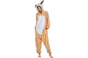 Yimidear Unisex Adult Pajamas Cosplay Costume Animal Onesie Sleepwear Nightwear