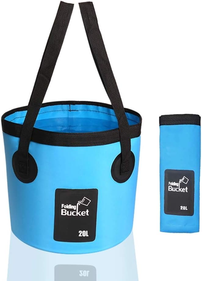 secchio pieghevole per la spiaggia