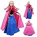 E-TING Beautiful Queen Snow Princess's Doll Clothes and Princess's Dress Up for 11 inch Doll Clothes