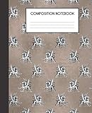 Composition Notebook: Vintage Gothic Grunge Skull College Ruled Notebook Lined School Journal