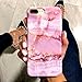 J.west Pattern Design Bumper Slim TPU Soft Rubber Cover Anti-Scratch Thin Back Protective Phone Case Compatible with iPhone 7 Plus / 8 Plus (Juicy Marble)