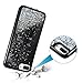 Caka iPhone 6S Plus Glitter Case, iPhone 6 Plus 6S Plus 7 Plus 8 Plus Case for Women Girls Liquid Flowing Sparkle TPU Case for iPhone 6 Plus 6S Plus 7 Plus 8 Plus (5.5 inch) (Silver)