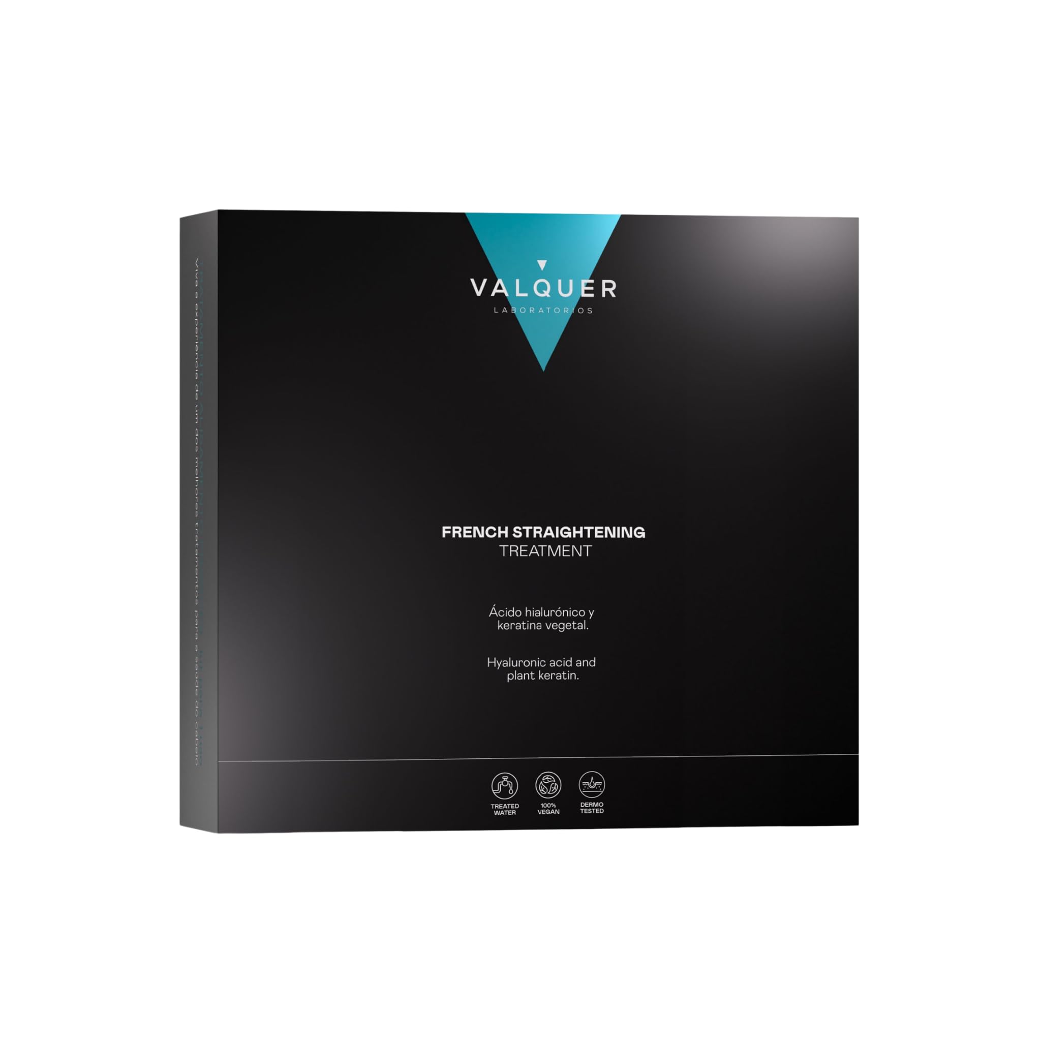 Valquer French Straightening, Complete Hair Treatment. Straight, Hydrated and Frizz-Free Hair. With Hyaluronic Acid and Vegetable Keratin. Natural Ingredients. Vegan.