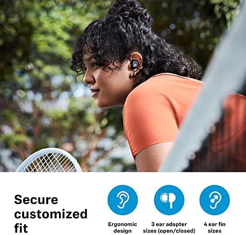 - Auricolari SPORT True Wireless: cuffie In-Ear Bluetooth per uno stile di vita attivo, musica e chiamate con acustica adattabile, cancellazione attiva del rumore e controlli touch