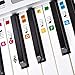 Best Reusable Color Piano Key Note Keyboard Stickers for Adults & Children’s Lessons, FREE E-BOOK, Great for Beginners Sheet Music Books, Recommended by Teachers to Learn to Play Keys & Notes Faster