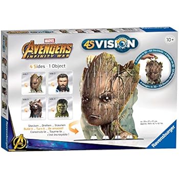 Amazon Com Ravensburger 4s Vision Marvel Avengers Infinity War