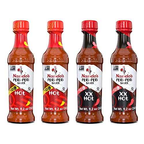 Nando's PERi PERi Spicy Hot Sauce Variety Pack Extra Extra and Hot