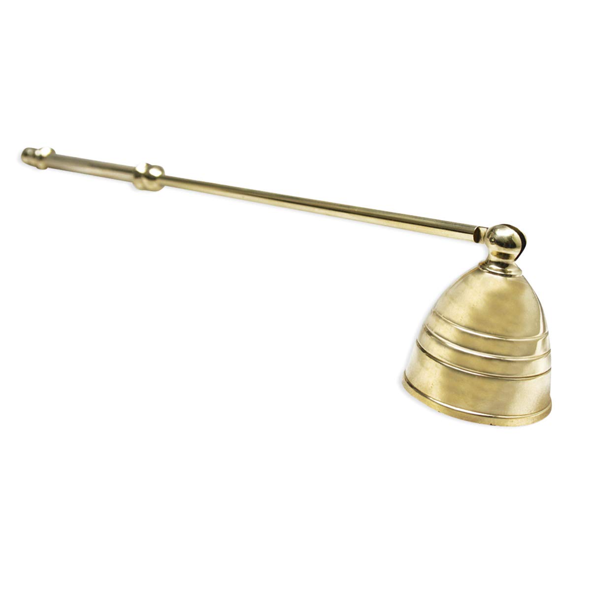 NKlaus Candle snuffer brass gold head movable wick snuffer candle tool 2180