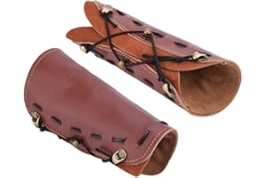 RVSWIHFA Archery Arm Guard Protection Knight Shooting Arrow Safe Strap Armband Bracers for Target Shooting Arrow Bow with Adj