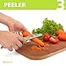 kools Clever 8-in-1 Food Chopper Set - with Chopping Board and Detachable Knife, Ideal as Vegetable and Meat Chopper or Slicer, Bottle Opener, Peeler, including Sharpener and Finger Guard
