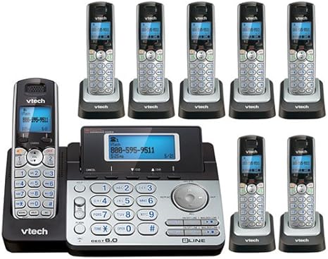 Amazon.com : Vtech DS6151 Base with 7 Additional DS6101 Cordless