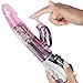 Dual-Action Rotating Rabbit Vibrator with 7 Rows of Non-Jamming Beads, G-Spot & Clitoral Stimulation
