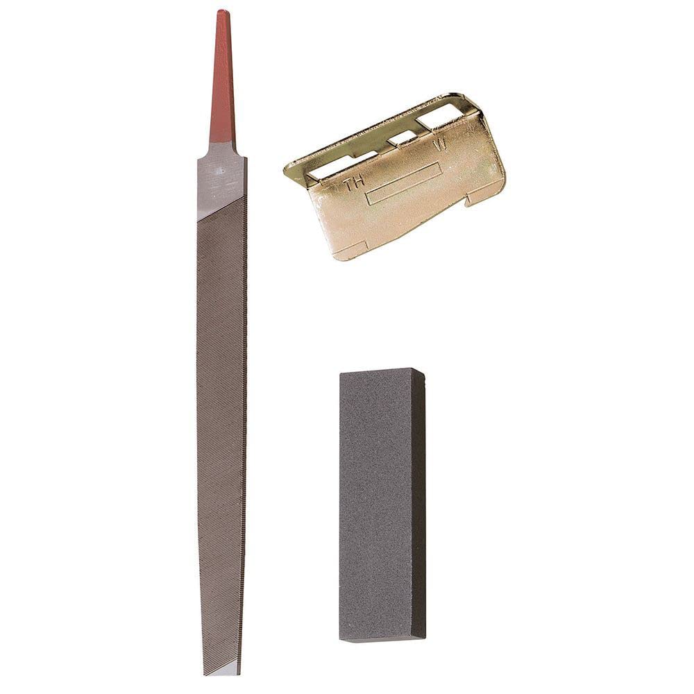 Klein KG-2 "Tree Climbers" Gaff Sharpening Kit for Pole, Silver