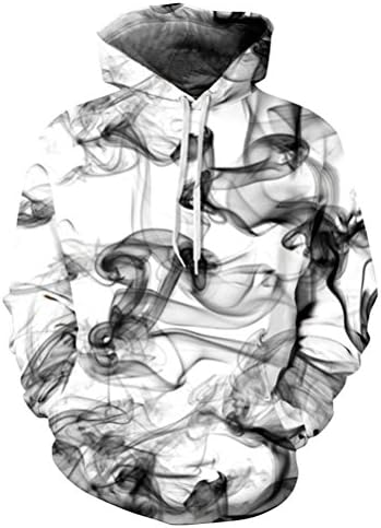 New Fashion Men/Women 3d Sweatshirts Print Watercolor Dreamy Smoke Lines Thin Style Autumn Winter Hooded Hoodies YXQL242 S