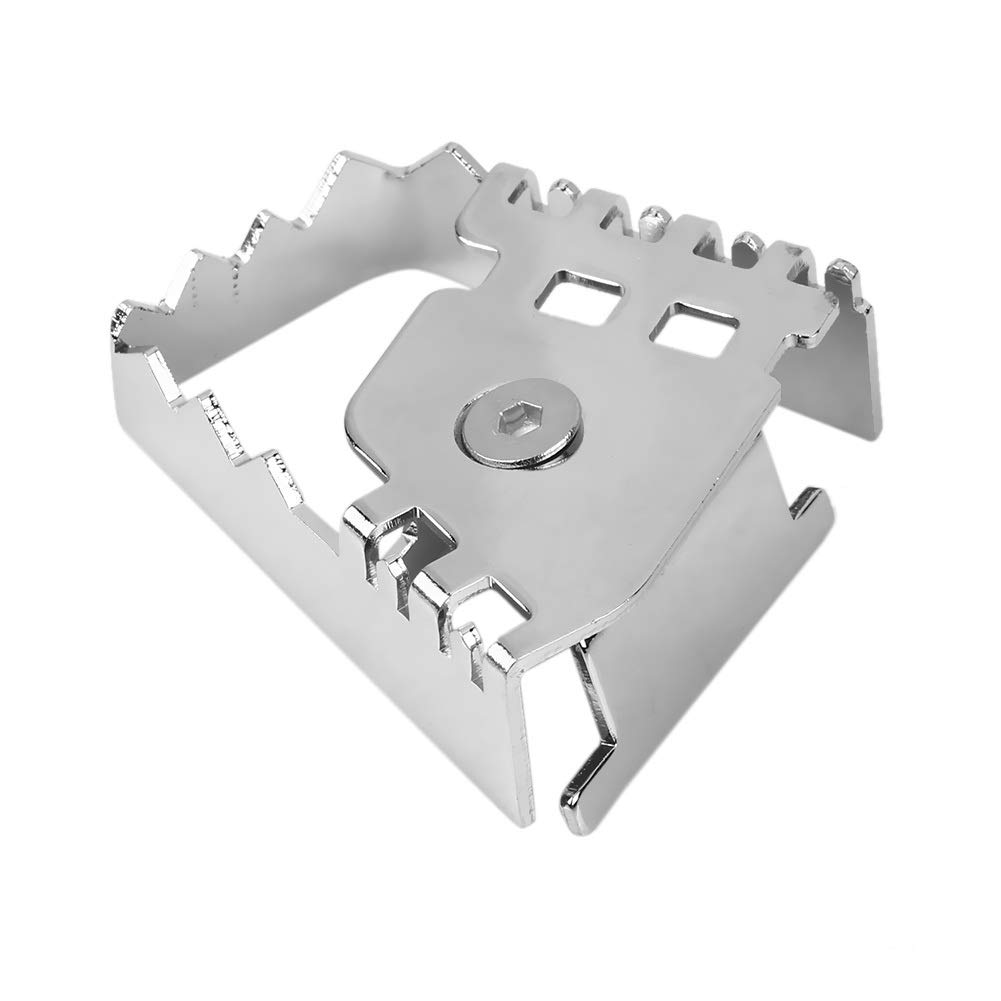 Nikou Rear Foot Brake Lever Pedal Extension - Enhance Control with Enlarged Pad Extender for BMW F800GS - Electroplated Finish