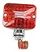 EMPI 9334 MINI Dual Filament Tail Light Brake Light - 2 5/16 x 1 3/4 x 2 Diecast Construction - VW Dune Buggy Bug Ghia Thing Trike Bus Hot Rod Rat Rod