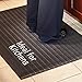 Genuine Joe Air Step Anti-Fatigue Black Mat, 36