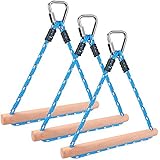 Besthouse 3 Ninja Monkey Bars Obstacle, Obstacle Course Bars, Outdoor Play Set, Swing Accessory Set, Obstacle Course for Training Equipment, Great for Kids and Youth, 250LB Capacity