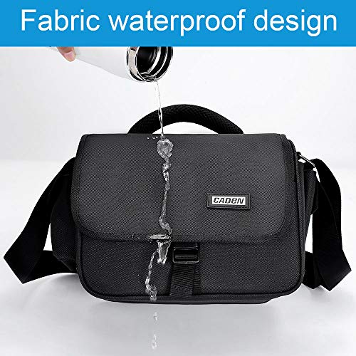 CADeN Camera Bag Case Shoulder Crossbody Bag Compatible for Nikon