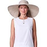 Women's Ultra Wide Sun Hat - UPF 50+ Sun Protection - Shelby