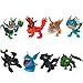 How to Train Your Dragon 8pcs/set 5-6.5cm PVC Action Figures Toy Doll Night Fury toothless dragon