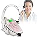 AGPtek Call Center Dialpad Headset White Telephone with Tone Dial Key Pad & REDIAL
