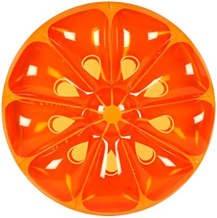 Inflatable Pool Float Giant Fruit Slice Orange Toy Summer 49x49x8" (inflated) Airtime