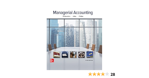 Managerial Accounting Whitecotton Stacey Lib Robert Phillips Fred 9780077826482 Books