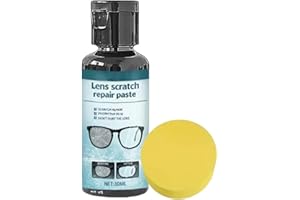 Sunglasses Scratch Remover - Eyewear Maintenance Paste with Sponge | Eyeglasses Scratch Repair Cream | for Sunglasses Goggles
