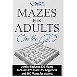 Mazes for adults on the Go: Jumbo Package 220 Mazes
